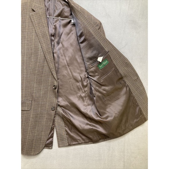 Mens Ralph Lauren Blazer Sport Coat Sport Jacket Wool 46L Men Button Coats Suits - Picture 8 of 15
